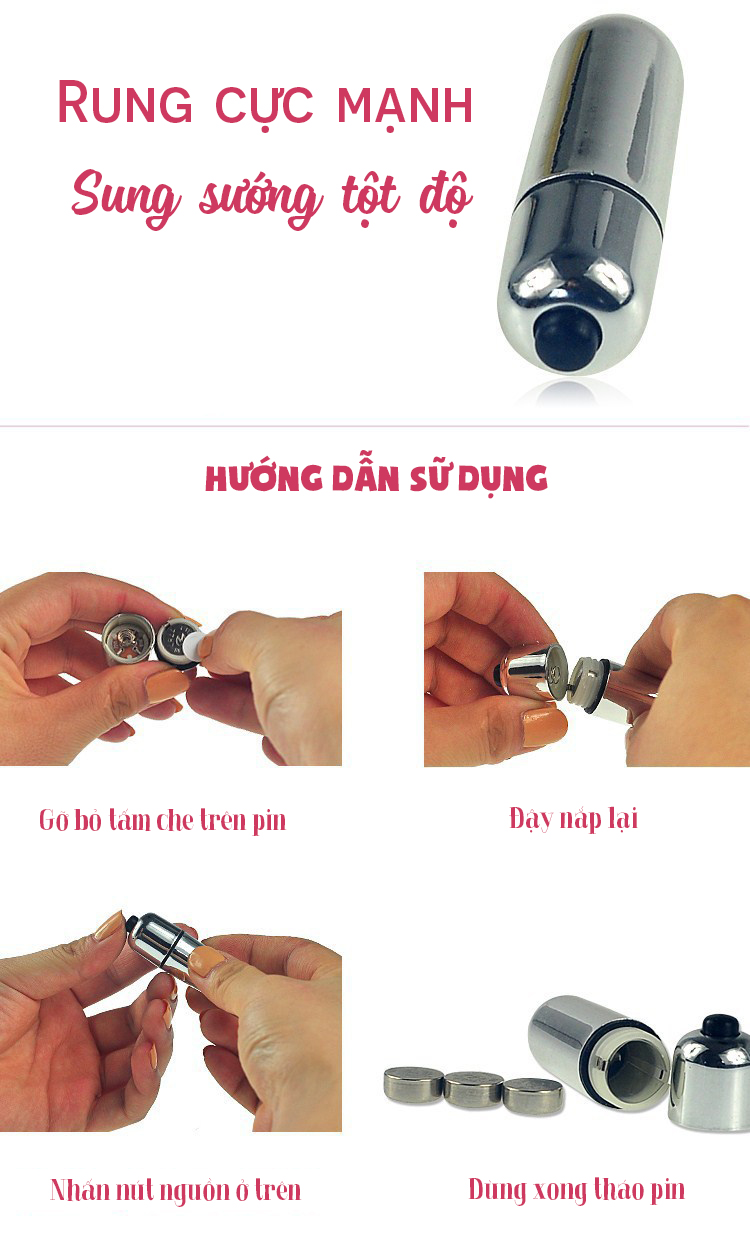 Sử dụng rung mini kích thích điểm G