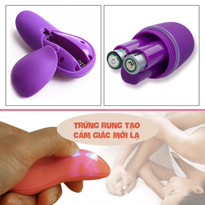 Trứng rung massage điểm G điều khiển từ xa TR03