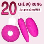 Trứng rung cao cấp sạc pin USB TR28