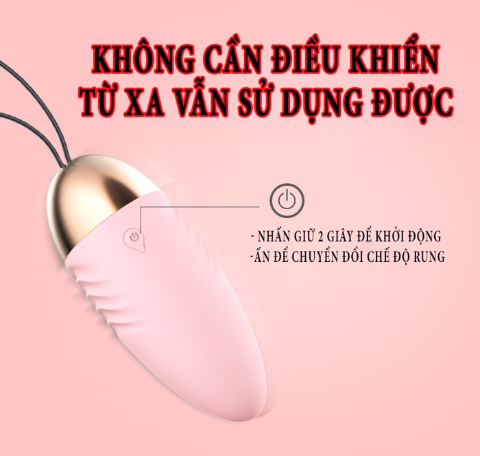 Có thể chuyển chế độ rung ngay trên thân máy