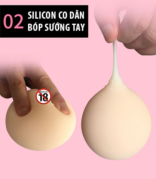 Vú Silicone và âm đạo cao cấp 2 trong 1