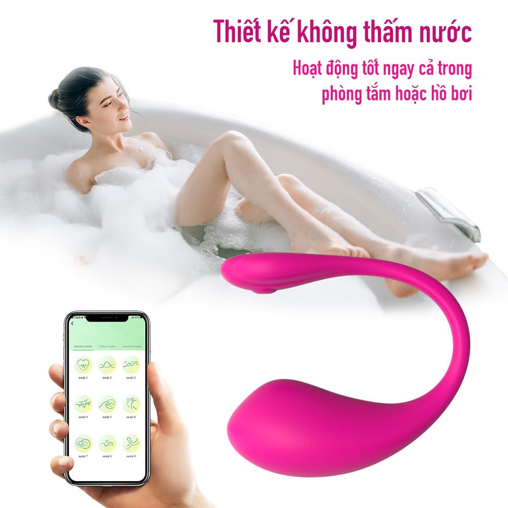 Trứng rung điều khiển TR49 thiết kế không thấm nước