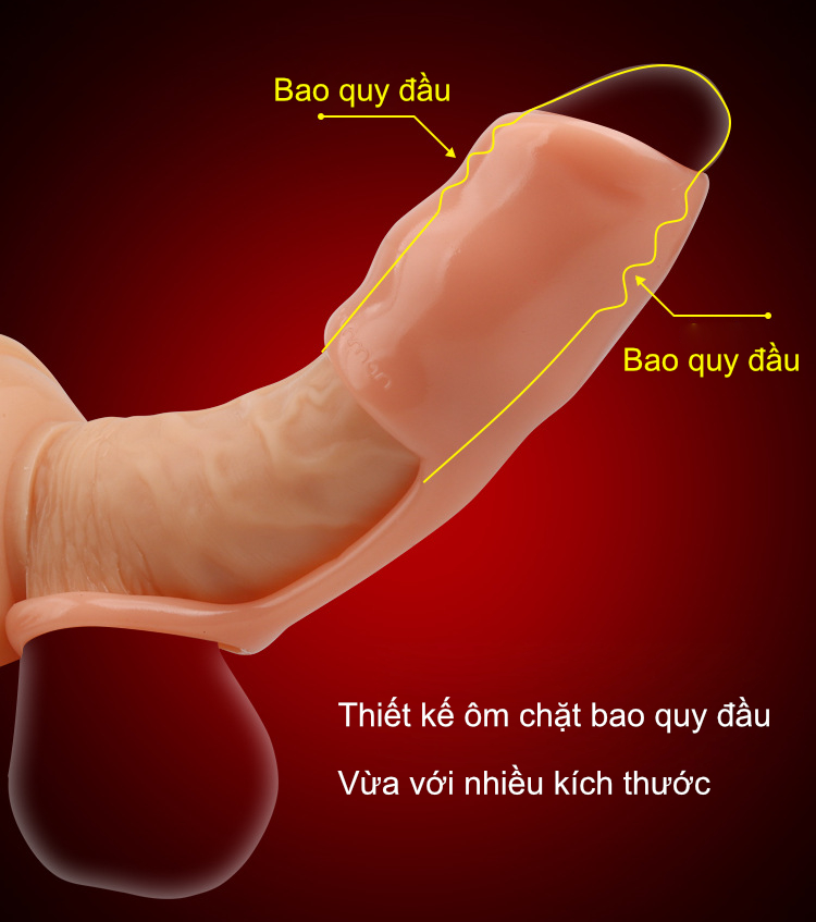 Vòng bao chống xuất tinh sớm XT07 ôm chặt bao quy đầu