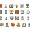 Education Icon Vector - Hình ảnh 2